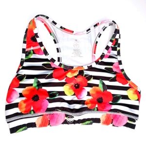SALE Senita Athletics Floral Sport's Bra
